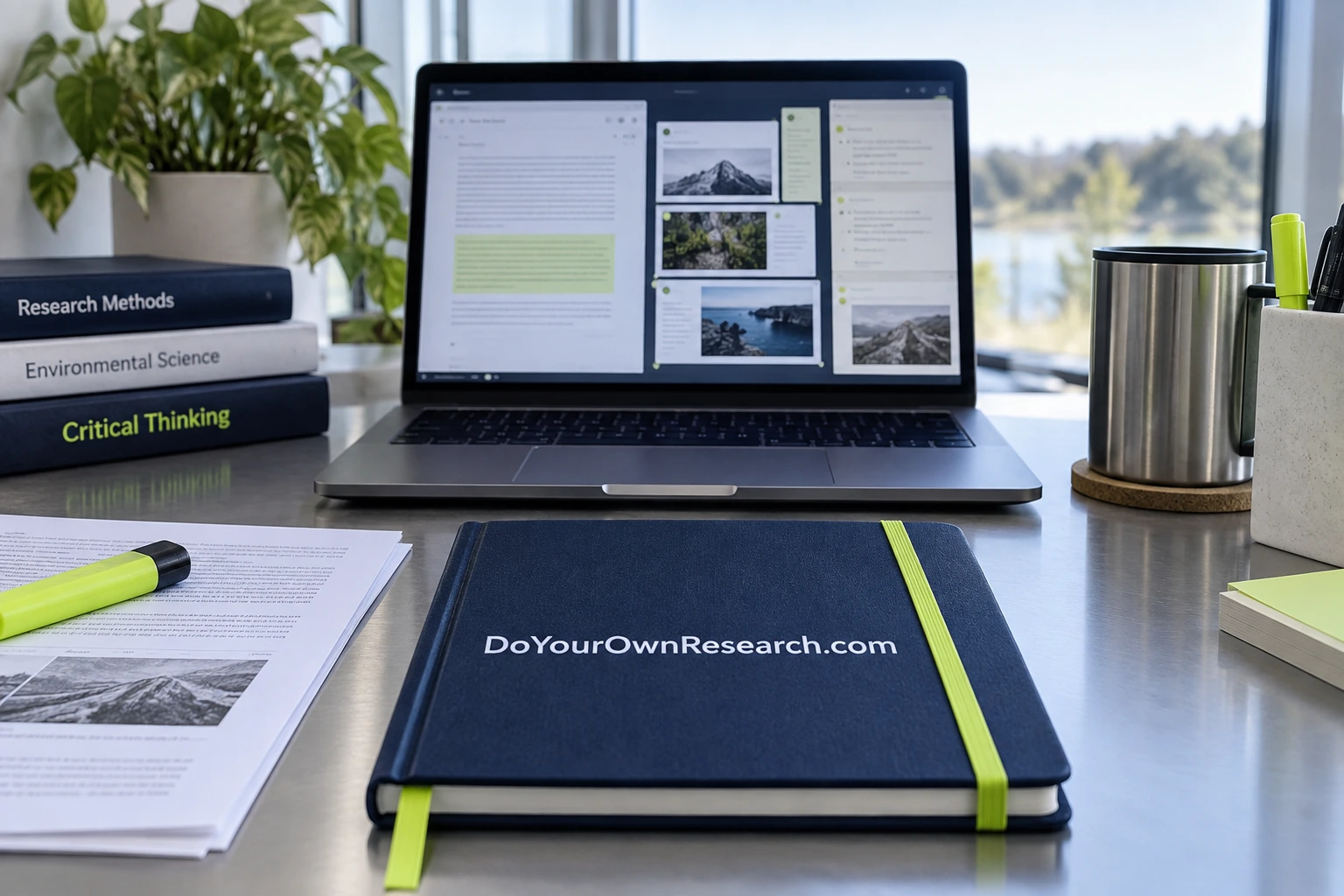 A workspace for keeping claims connected to evidence