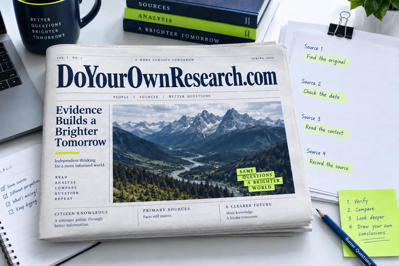 A publication that shows its sources